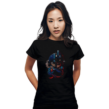 Load image into Gallery viewer, Shirts Fitted Shirts, Woman / Small / Black Mega Terminator