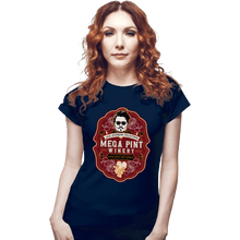 Load image into Gallery viewer, Shirts Fitted Shirts, Woman / Small / Navy Mega Pint