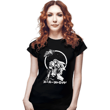 Load image into Gallery viewer, Sold_Out_Shirts Fitted Shirts, Woman / Small / Black Interstellar Bounty Hunter