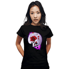 Load image into Gallery viewer, Shirts Fitted Shirts, Woman / Small / Black Crystal Clear Hero