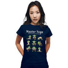 Load image into Gallery viewer, Secret_Shirts Fitted Shirts, Woman / Small / Navy Master Yoga!