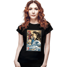 Load image into Gallery viewer, Daily_Deal_Shirts Fitted Shirts, Woman / Small / Black King of the Monsters vs Megazord