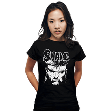 Load image into Gallery viewer, Shirts Fitted Shirts, Woman / Small / Black The Snake Ghost