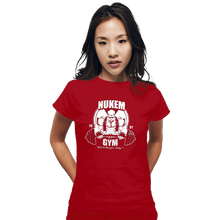 Load image into Gallery viewer, Shirts Fitted Shirts, Woman / Small / Red Nukem Gym