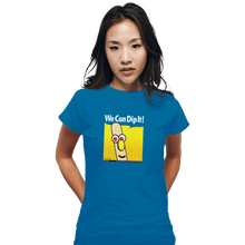 Load image into Gallery viewer, Shirts Fitted Shirts, Woman / Small / Sapphire We Can Dip It