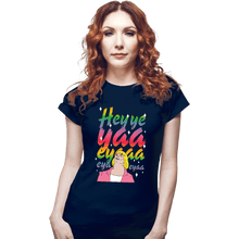 Load image into Gallery viewer, Secret_Shirts Fitted Shirts, Woman / Small / Navy What's Going On?