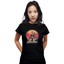 Load image into Gallery viewer, Shirts Fitted Shirts, Woman / Small / Black Retro Wave Castlevania