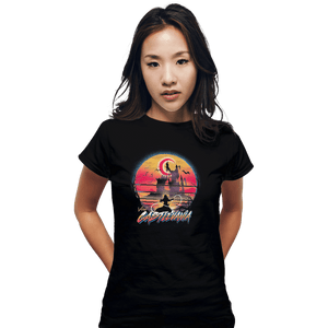 Shirts Fitted Shirts, Woman / Small / Black Retro Wave Castlevania