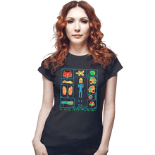 Load image into Gallery viewer, Shirts Fitted Shirts, Woman / Small / Dark Heather Hero Builder