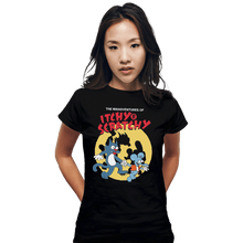 Load image into Gallery viewer, Shirts Fitted Shirts, Woman / Small / Black The Misadventures