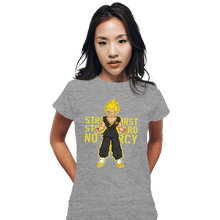Load image into Gallery viewer, Shirts Fitted Shirts, Woman / Small / Sports Grey Vegeta Lawrence