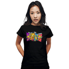 Load image into Gallery viewer, Daily_Deal_Shirts Fitted Shirts, Woman / Small / Black Koopas Ninjas