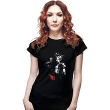 Load image into Gallery viewer, Shirts Fitted Shirts, Woman / Small / Black Soldier Ink