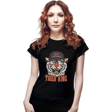 Load image into Gallery viewer, Shirts Fitted Shirts, Woman / Small / Black Tiger King