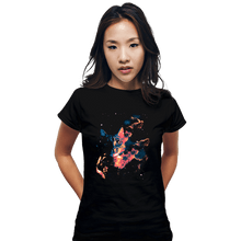 Load image into Gallery viewer, Daily_Deal_Shirts Fitted Shirts, Woman / Small / Black Cat Pillars Of Creation