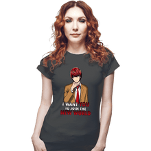 Load image into Gallery viewer, Shirts Fitted Shirts, Woman / Small / Charcoal Support Kira
