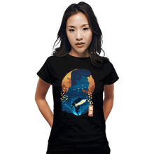 Load image into Gallery viewer, Daily_Deal_Shirts Fitted Shirts, Woman / Small / Black Kuwabara's Spirit Sword