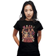 Load image into Gallery viewer, Shirts Fitted Shirts, Woman / Small / Black Villains Izakaya