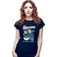 Load image into Gallery viewer, Daily_Deal_Shirts Fitted Shirts, Woman / Small / Navy Karn Puffs
