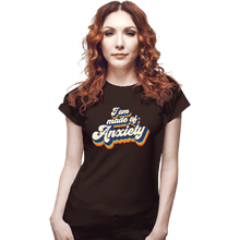 Load image into Gallery viewer, Secret_Shirts Fitted Shirts, Woman / Small / Black Made Of Anxiety