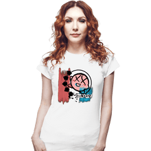 Load image into Gallery viewer, Daily_Deal_Shirts Fitted Shirts, Woman / Small / White Kirby 182