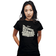 Load image into Gallery viewer, Shirts Fitted Shirts, Woman / Small / Black Mount Rushmore