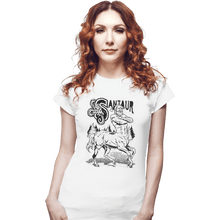 Load image into Gallery viewer, Shirts Fitted Shirts, Woman / Small / White Santaur