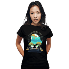 Load image into Gallery viewer, Daily_Deal_Shirts Fitted Shirts, Woman / Small / Black Kingdom Tears