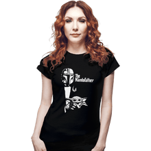 Load image into Gallery viewer, Shirts Fitted Shirts, Woman / Small / Black Mandofather