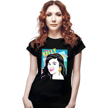 Load image into Gallery viewer, Shirts Fitted Shirts, Woman / Small / Black 80s Kelly