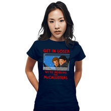 Load image into Gallery viewer, Secret_Shirts Fitted Shirts, Woman / Small / Navy Robbing The McCallisters