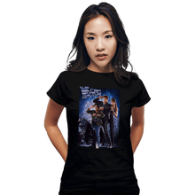 Load image into Gallery viewer, Shirts Fitted Shirts, Woman / Small / Black I'll Be Back To The Future