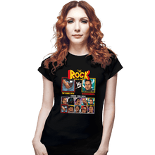 Load image into Gallery viewer, Shirts Fitted Shirts, Woman / Small / Black The Rock Fighter