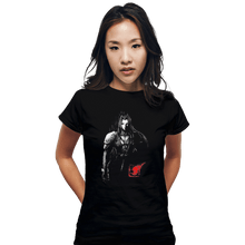 Load image into Gallery viewer, Shirts Fitted Shirts, Woman / Small / Black One Winged Angel Ink