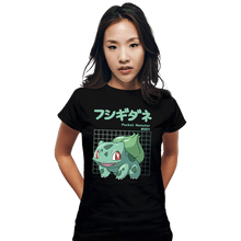 Load image into Gallery viewer, Sold_Out_Shirts Fitted Shirts, Woman / Small / Black Bulbasaur X-Ray