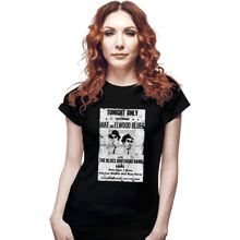Load image into Gallery viewer, Secret_Shirts Fitted Shirts, Woman / Small / Black The Gig Poster
