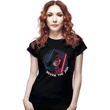 Load image into Gallery viewer, Secret_Shirts Fitted Shirts, Woman / Small / Black Always The Padawan