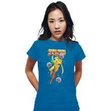 Load image into Gallery viewer, Shirts Fitted Shirts, Woman / Small / Sapphire Sailor Samus Power Suit