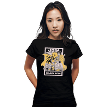 Load image into Gallery viewer, Shirts Fitted Shirts, Woman / Small / Black Join Golden Deer