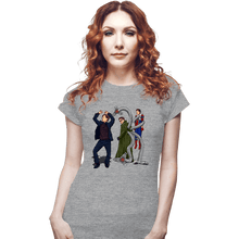 Load image into Gallery viewer, Shirts Fitted Shirts, Woman / Small / Sports Grey Spider Jealousy