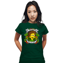 Load image into Gallery viewer, Daily_Deal_Shirts Fitted Shirts, Woman / Small / Irish Green Darn Veggies