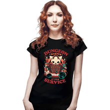 Load image into Gallery viewer, Daily_Deal_Shirts Fitted Shirts, Woman / Small / Black Dungeon Master's Call