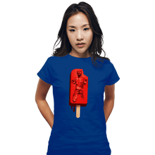 Load image into Gallery viewer, Daily_Deal_Shirts Fitted Shirts, Woman / Small / Royal Blue Han Pop