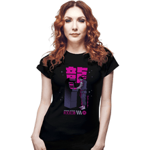 Load image into Gallery viewer, Secret_Shirts Fitted Shirts, Woman / Small / Black Ryu Arcade