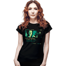 Load image into Gallery viewer, Shirts Fitted Shirts, Woman / Small / Black Make My Day Select