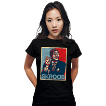 Load image into Gallery viewer, Daily_Deal_Shirts Fitted Shirts, Woman / Small / Black Skroob Hope