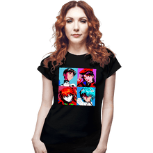 Load image into Gallery viewer, Secret_Shirts Fitted Shirts, Woman / Small / Black Warhol EVA