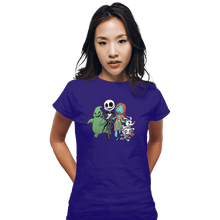 Load image into Gallery viewer, Shirts Fitted Shirts, Woman / Small / Violet Nightmare BFFs