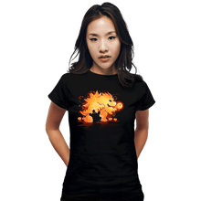 Load image into Gallery viewer, Daily_Deal_Shirts Fitted Shirts, Woman / Small / Black Super Dragon Evolution