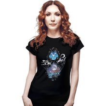 Load image into Gallery viewer, Shirts Fitted Shirts, Woman / Small / Black Look At The Stars